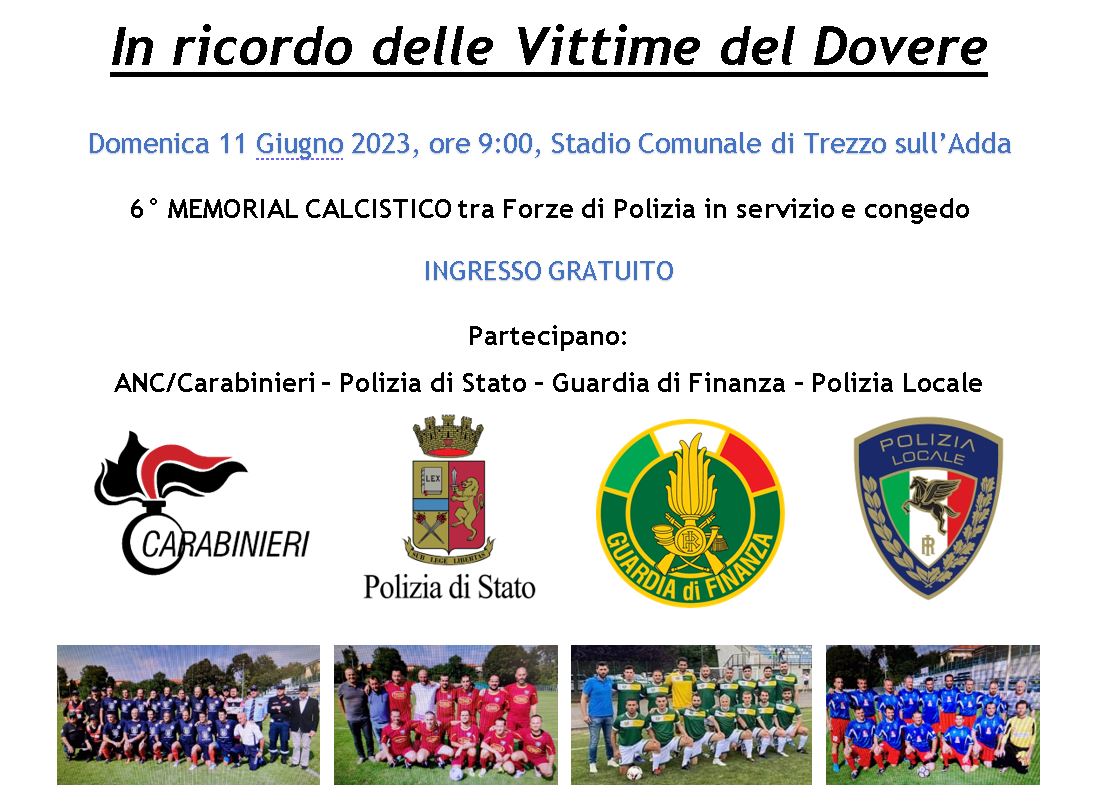 6° MEMORIAL CALCISTICO