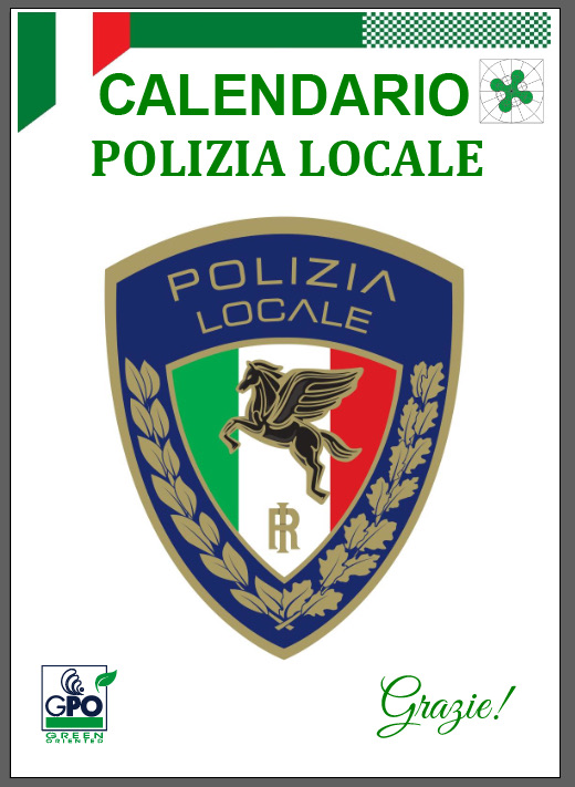 Calendario Polizia Locale 2023